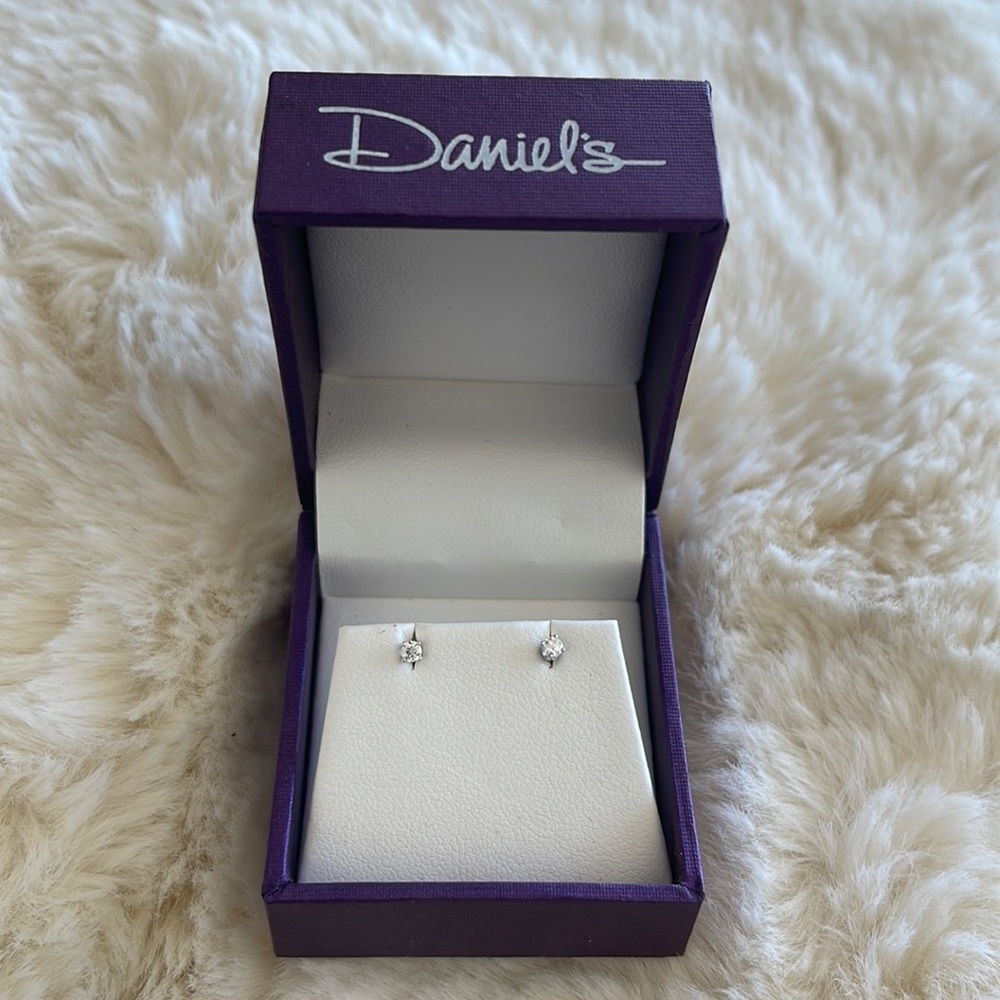 Daniels diamond earrings.
